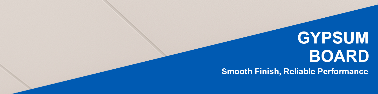 Gypsum Board Banner